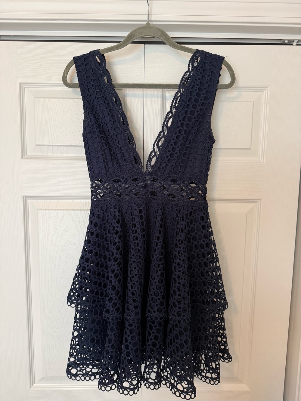 Vici Navy Lace Dress